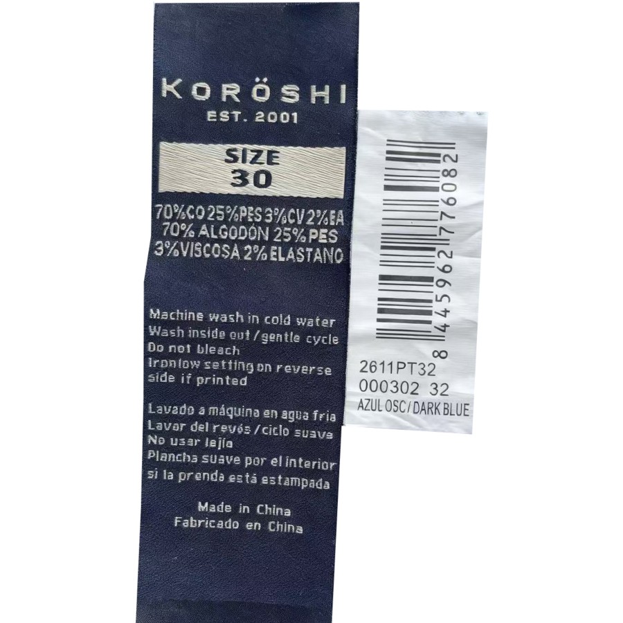 Jeans de hombre regular fit azul efecto lavado