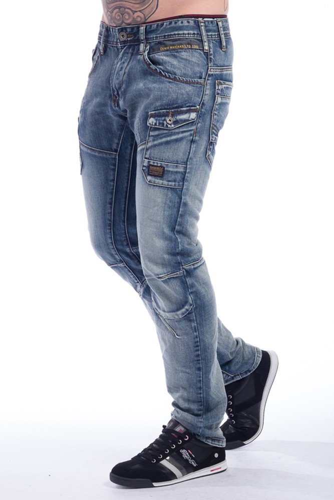 Pantalón largo loose fit denim 100% | Look diario 3