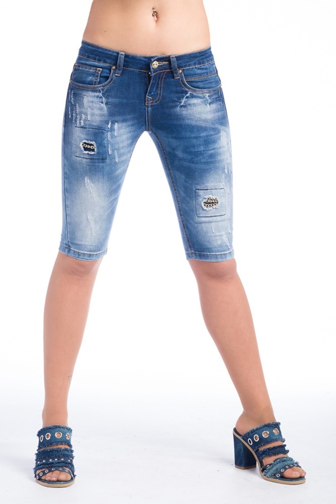 Bermuda denim cadena