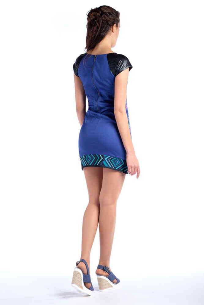 Vestido estampado manga corta | Estilo versátil