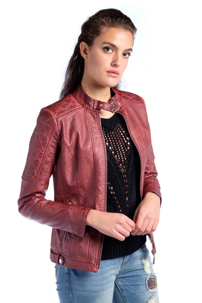 Chaqueta polipiel refuerzos | Estilo versátil 2