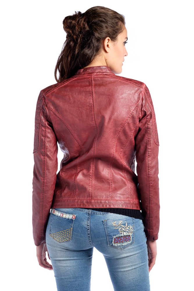 Chaqueta polipiel refuerzos | Estilo versátil 1