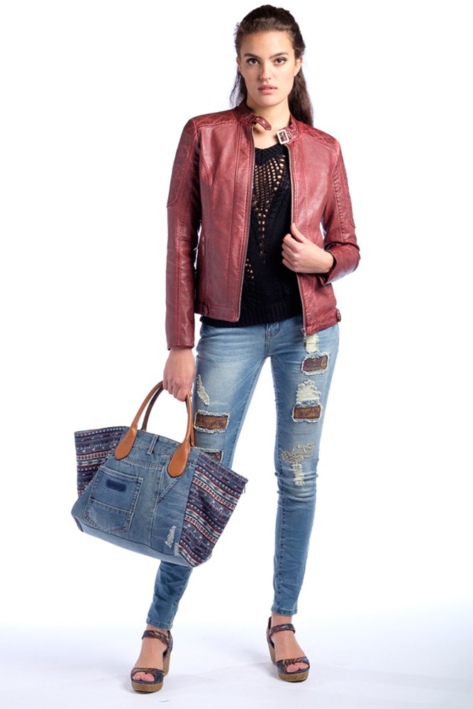 Chaqueta polipiel refuerzos | Estilo versátil 6