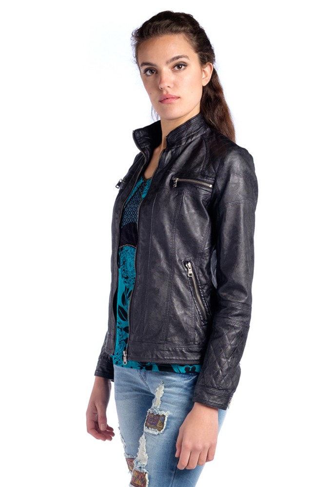 Chaqueta polipiel tintada | Estilo versátil