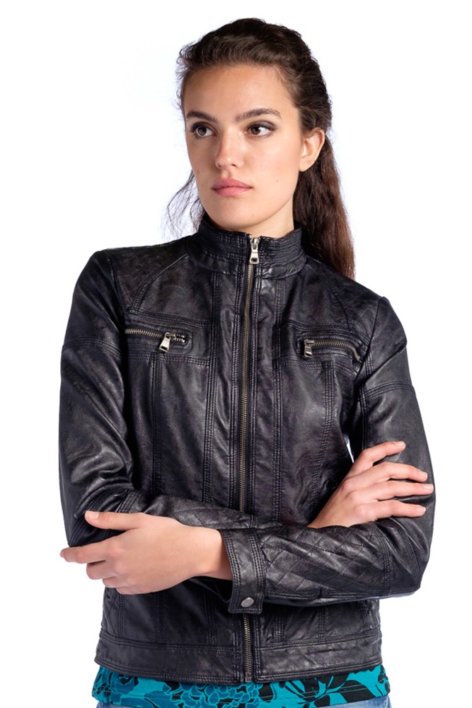 Chaqueta polipiel tintada | Estilo versátil 4