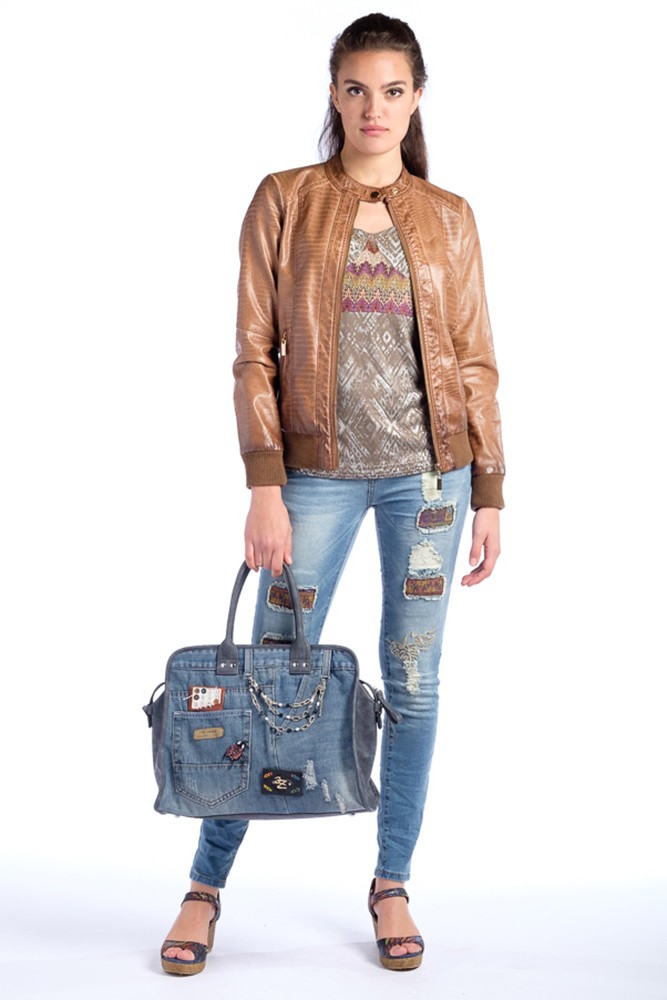 Chaq polipiel efecto animal print 4