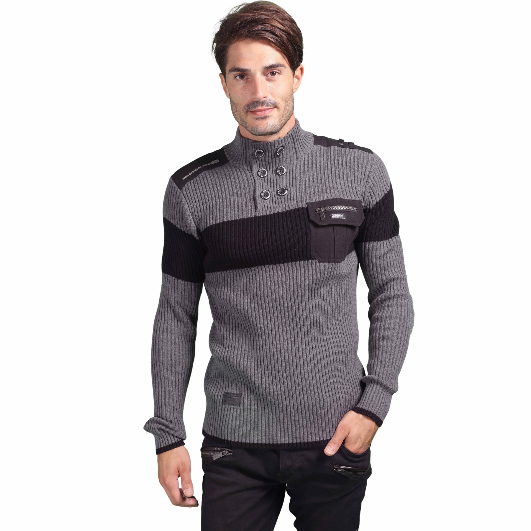 Jersey tricot bolsillo delantero