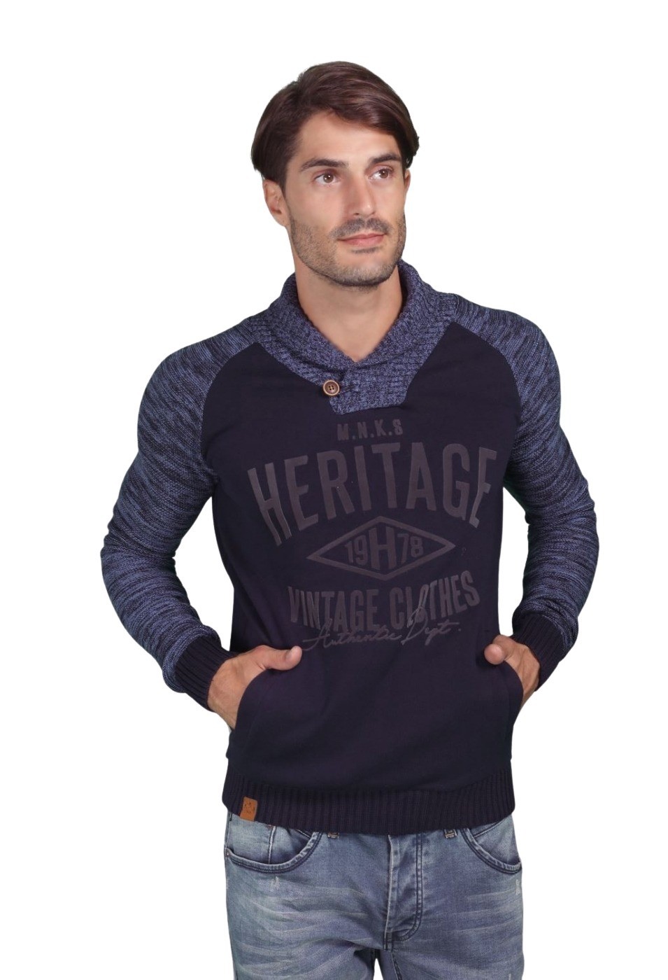 Jersey combinado tricot