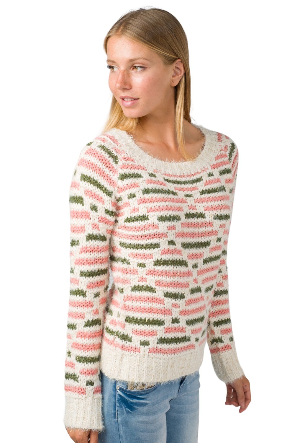 Jersey tricot rayas cuello redondo 2