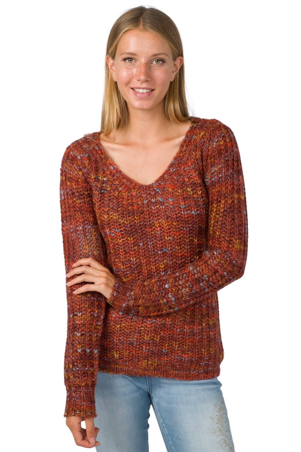 Jersey tricot cuello pico